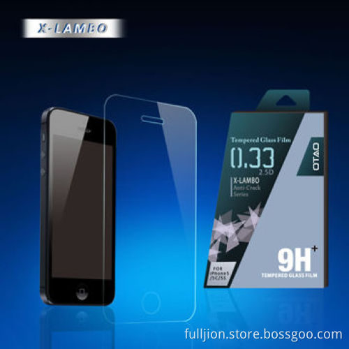 2.5D 0.3mm tempered glass screen protector for iPhone 5
